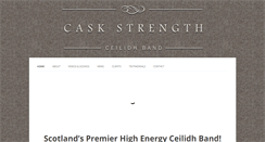 Desktop Screenshot of caskstrengthmusic.com